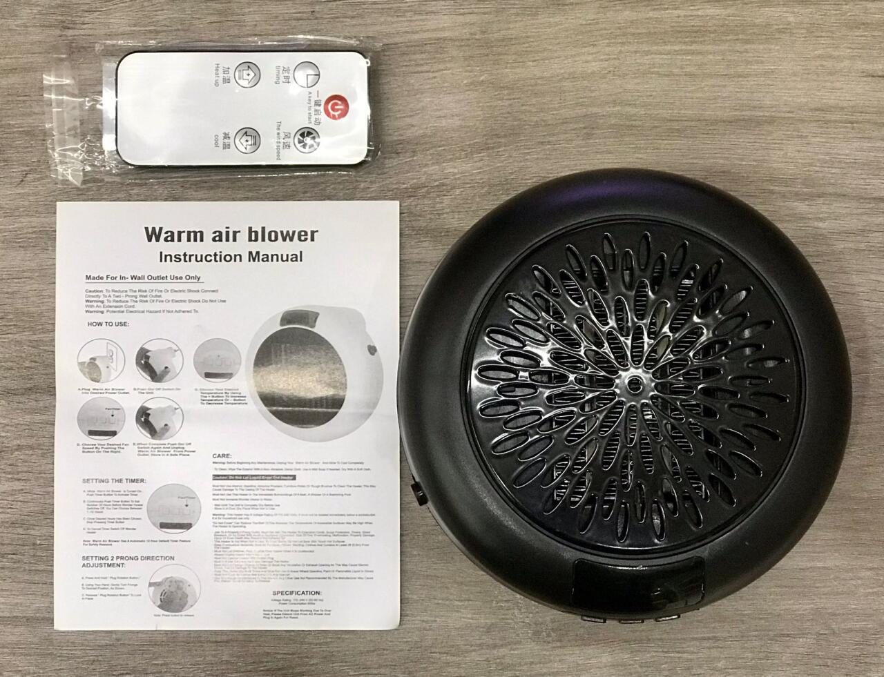 Calefactor Portátil 900W